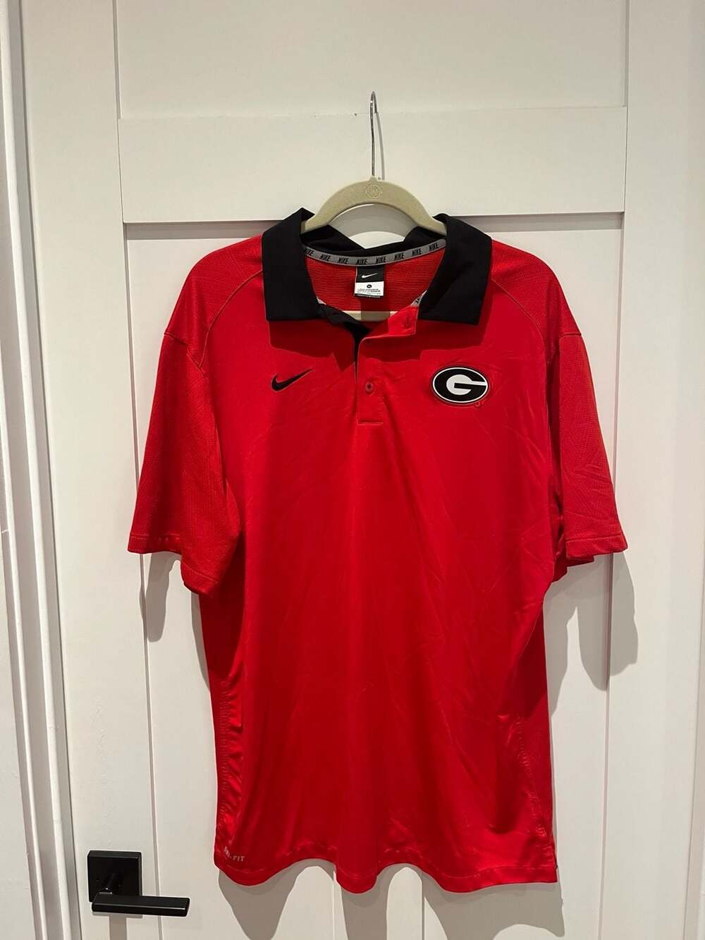 Nike Georgia Bulldogs UGA On-Field Coaches Dri-FIT Polo Shirt